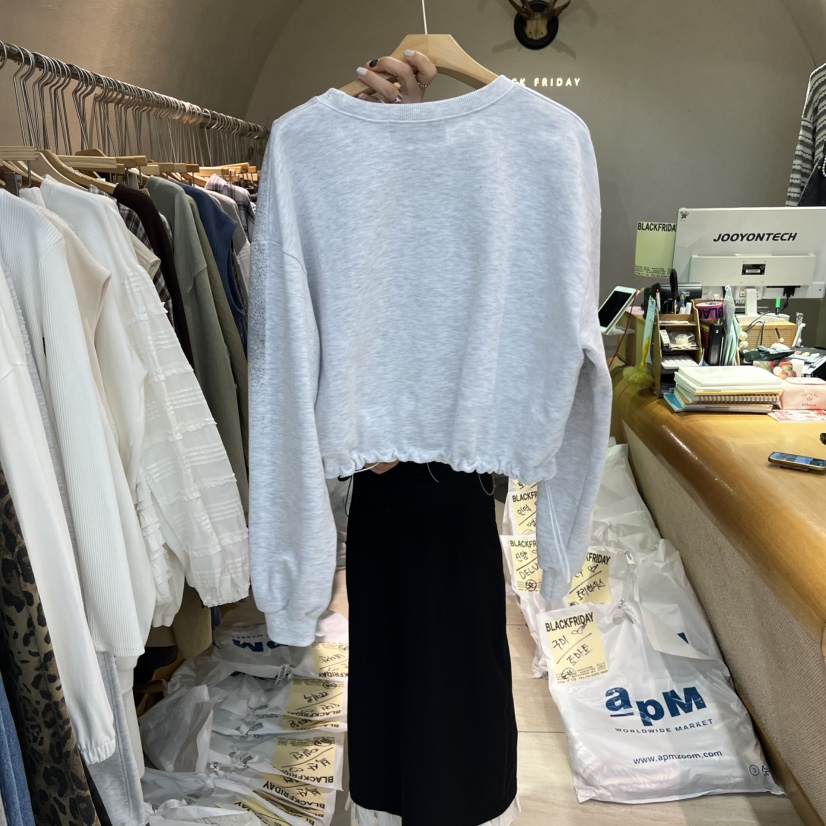 BLACKFRIDAY韓國代購㊣女士新品職業人氣休閑時尚25秋冬衛衣BLACK FRIDAY衛衣