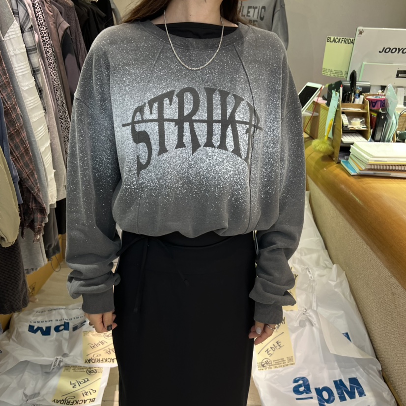 BLACKFRIDAY韓國代購㊣女士新品職業人氣休閑時尚25秋冬衛衣BLACK FRIDAY衛衣圖色1