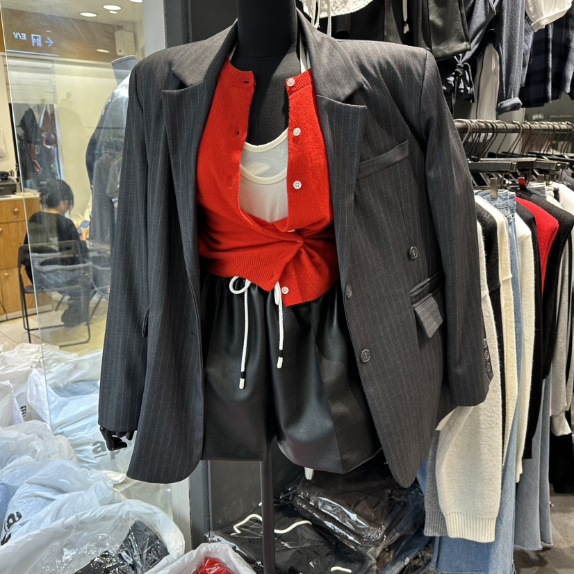 LONE STAR東大門㊣直郵女裝新品熱賣職業休閑真品人氣夾克LONE STAR夾克圖色2灰色