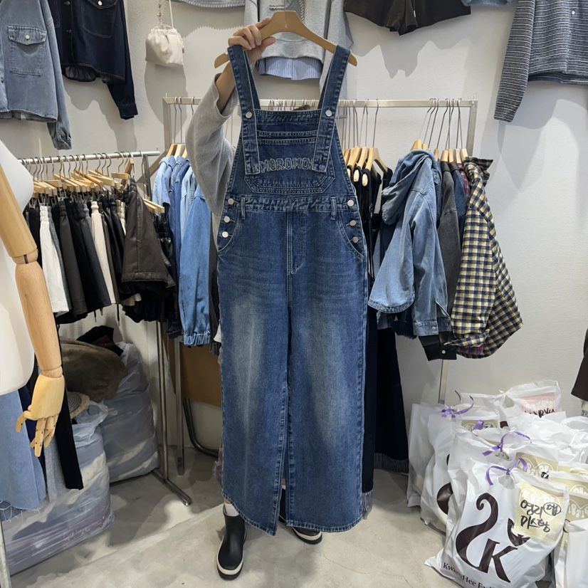 HIPTIQUE東大門㊣實拍女士新品人氣真品25秋冬熱賣職業背帶褲HIPTIQUE背帶褲圖色1