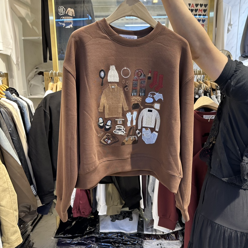 COCO HOLIC東大門㊣實拍女裝新品真品職業推薦休閑時尚衛衣COCO HOLIC衛衣圖色2