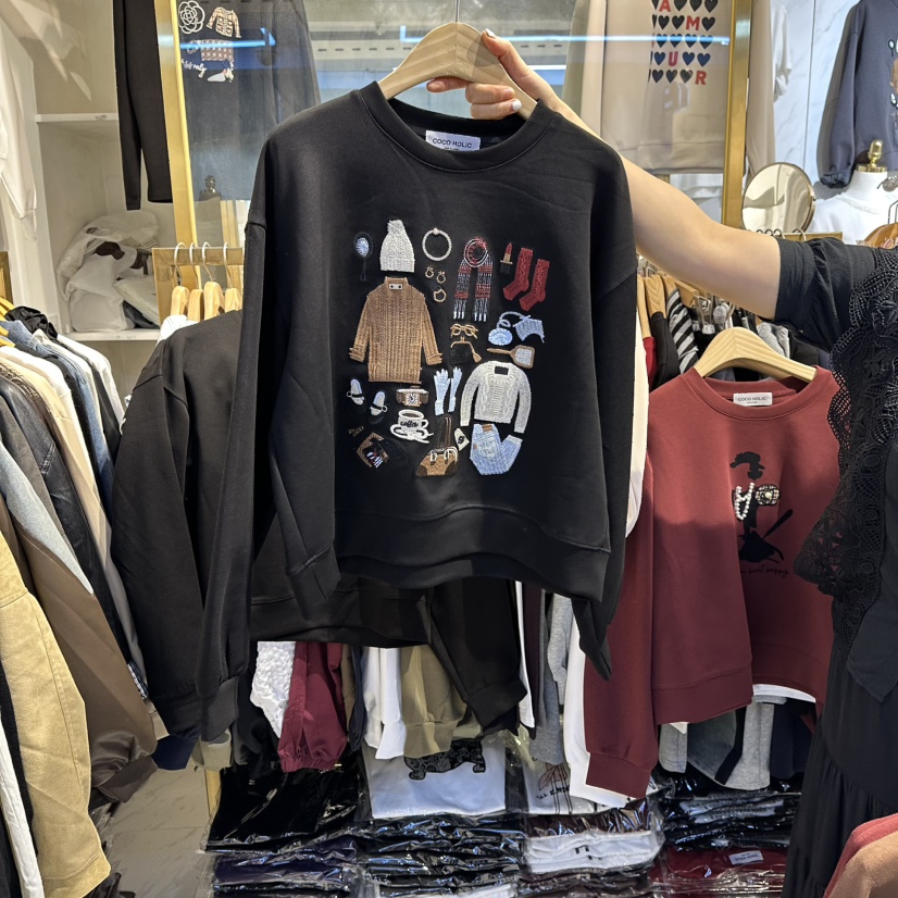 COCO HOLIC東大門㊣實拍女裝新品真品職業推薦休閑時尚衛衣COCO HOLIC衛衣圖色5