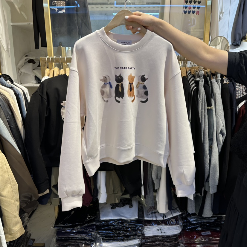 COCO HOLIC東大門㊣代購女裝新品熱賣真品時尚人氣休閑衛衣COCO HOLIC衛衣圖色1