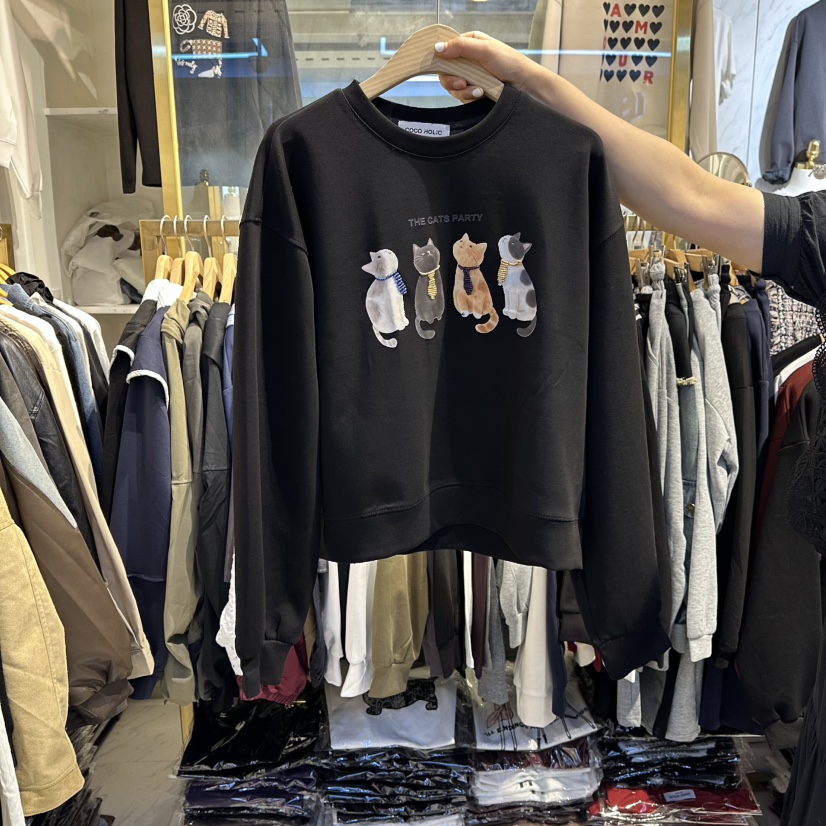 COCO HOLIC東大門㊣代購女裝新品熱賣真品時尚人氣休閑衛衣COCO HOLIC衛衣圖色3