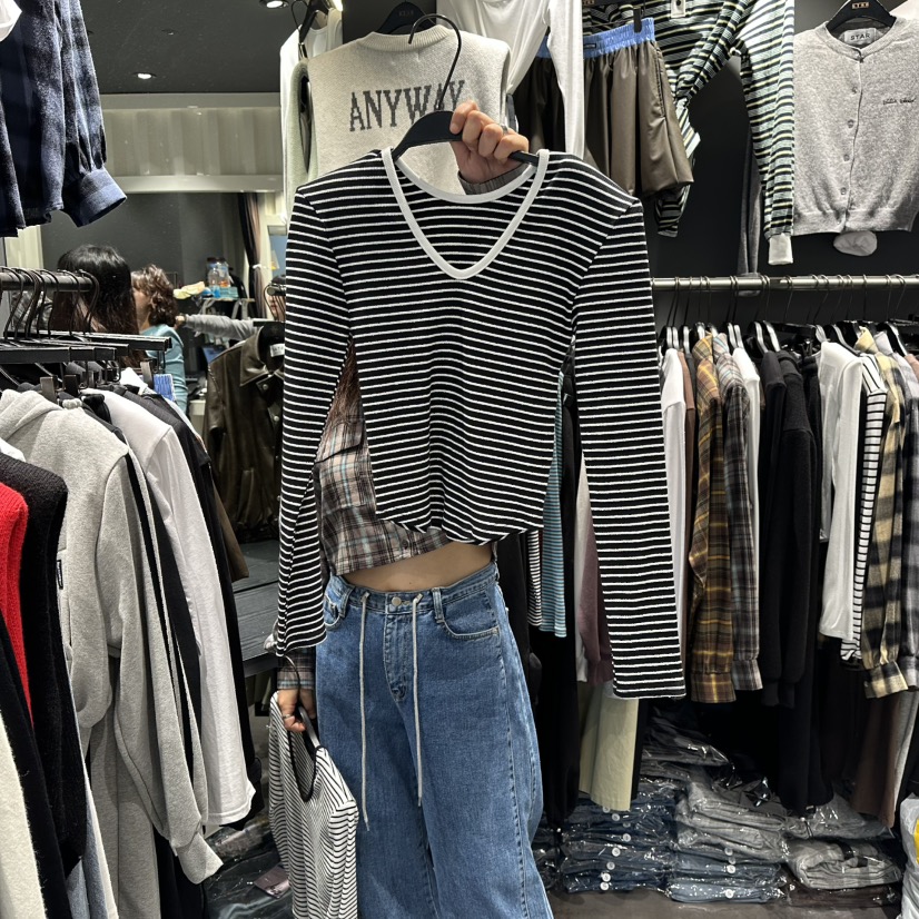LONE STAR東大門㊣直郵女士新品25秋冬人氣熱賣時尚長袖T恤LONE STAR長袖T恤圖色3