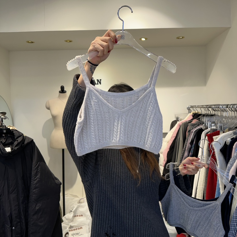 MORAN東大門㊣直郵女裝新品職業25秋冬休閑推薦人氣吊帶背心MORAN/MOSCO吊帶/背心圖色2
