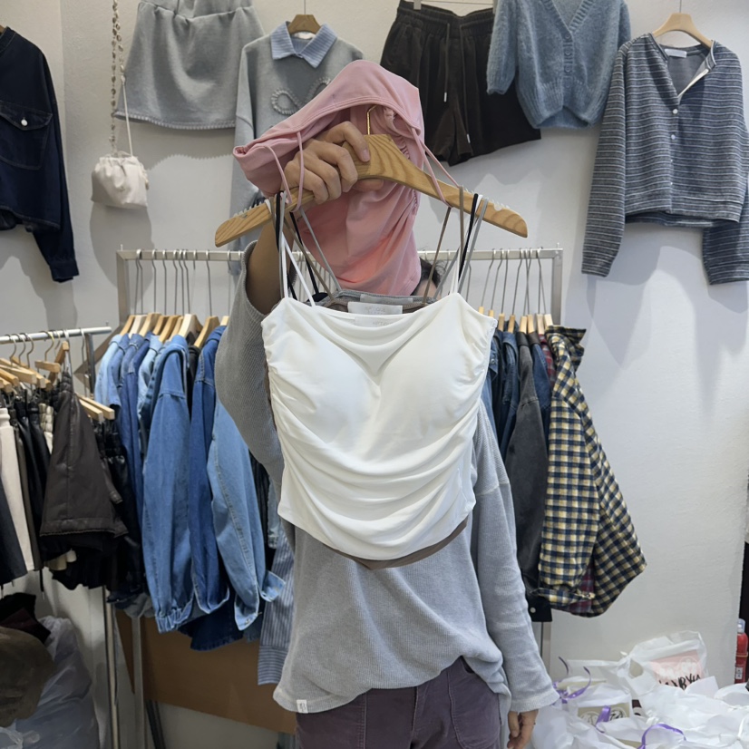 HIPTIQUE韓國代購㊣女士新品時尚25秋冬職業人氣休閑吊帶背心HIPTIQUE吊帶/背心圖色2
