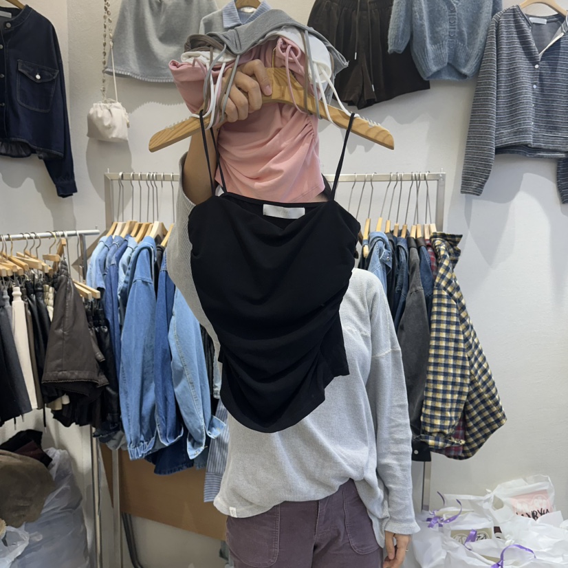 HIPTIQUE韓國代購㊣女士新品時尚25秋冬職業人氣休閑吊帶背心HIPTIQUE吊帶/背心圖色5