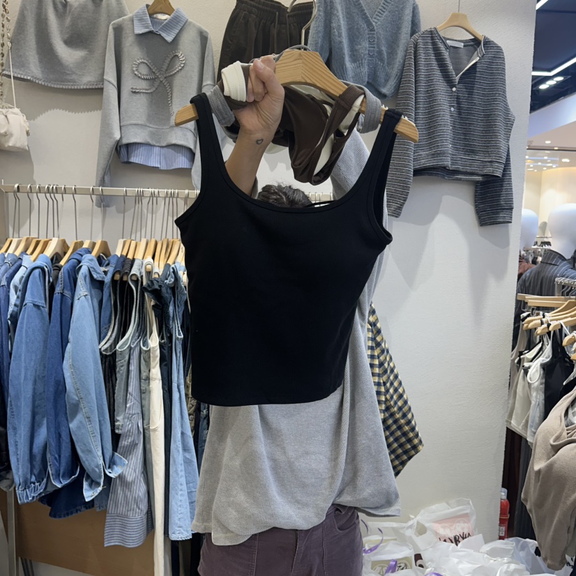 HIPTIQUE東大門㊣直郵女士新品休閑真品時尚職業25秋冬吊帶背心HIPTIQUE吊帶/背心圖色4