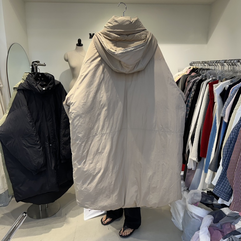 MORAN東大門㊣實拍女裝新品25秋冬職業時尚長款羽絨服填充鴨絨MORAN/MOSCO長款羽絨服