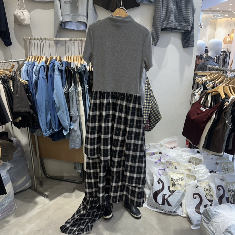 HIPTIQUE東大門㊣直郵女裝新款真品25秋冬人氣連衣裙含腰帶HIPTIQUE連衣裙