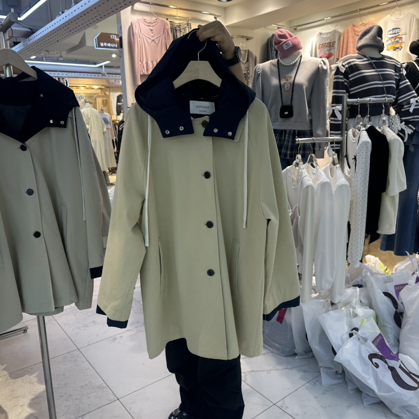 DREAM GIRIS東大門㊣實拍女裝新款熱賣職業時尚真品夾克連帽DREAM GIRIS夾克圖色2
