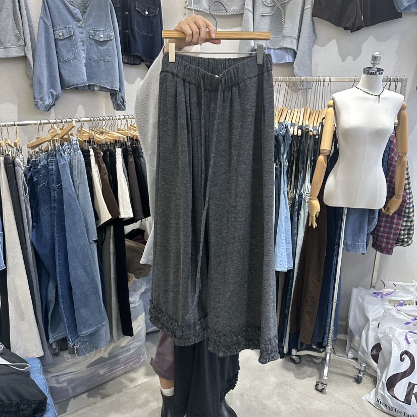 HIPTIQUE韓國直郵㊣女士新品25秋冬真品職業時尚休閑休閑褲HIPTIQUE休閑褲圖色1墨色