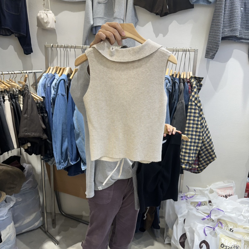 HIPTIQUE韓國直郵㊣女士新品推薦25秋冬職業熱賣休閑吊帶背心HIPTIQUE吊帶/背心