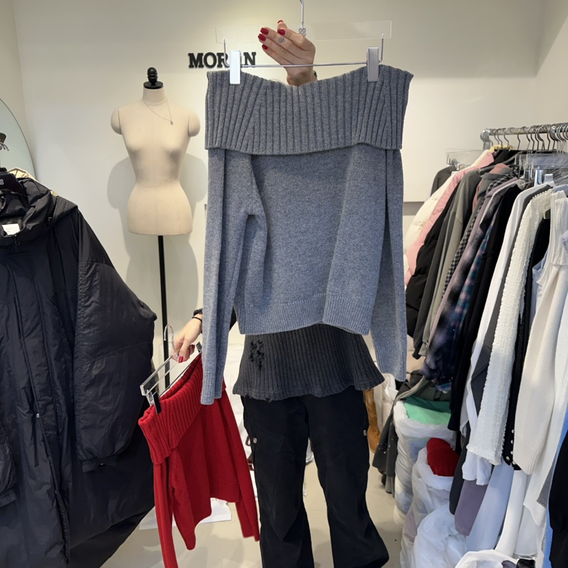 MORAN韓國直郵㊣女裝新品25秋冬推薦真品時尚人氣熱賣針織衫MORAN/MOSCO針織衫圖色3
