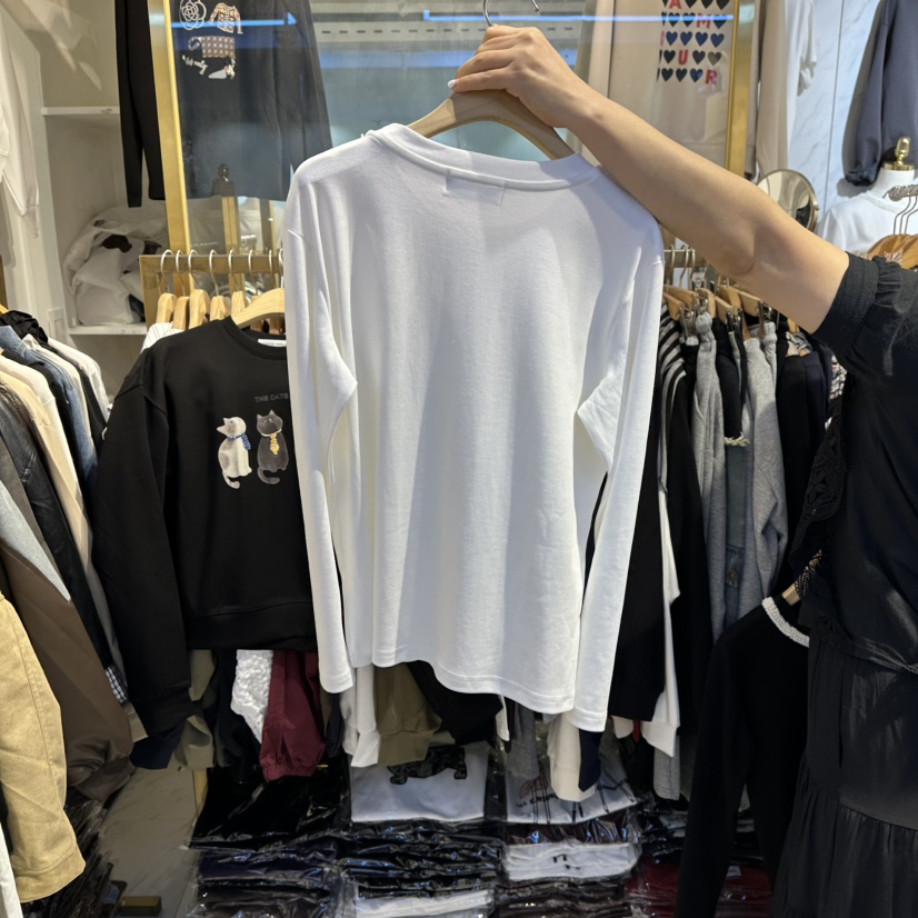 COCO HOLIC東大門㊣實拍女士新品真品休閑人氣25秋冬長袖T恤COCO HOLIC長袖T恤