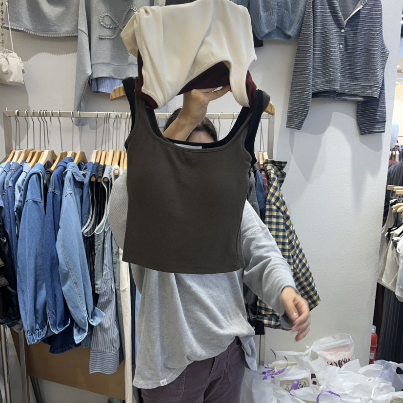 HIPTIQUE韓國代購㊣女士新品職業時尚25秋冬熱賣休閑吊帶背心HIPTIQUE吊帶/背心圖色3