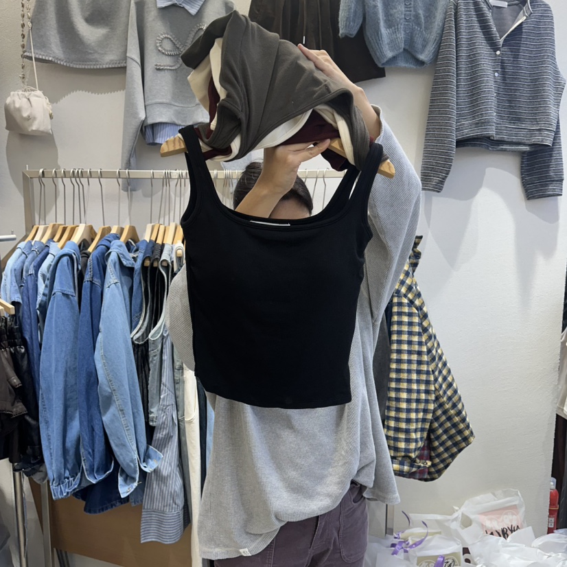 HIPTIQUE韓國代購㊣女士新品職業時尚25秋冬熱賣休閑吊帶背心HIPTIQUE吊帶/背心圖色4