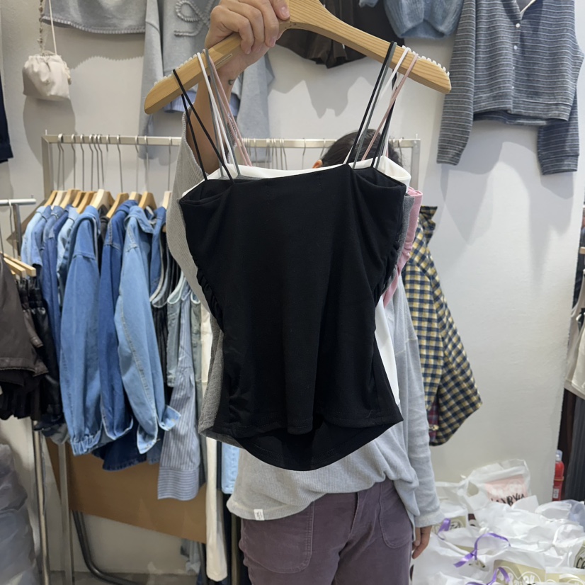 HIPTIQUE韓國直郵㊣女士新品熱賣推薦職業真品時尚吊帶背心棉HIPTIQUE吊帶/背心