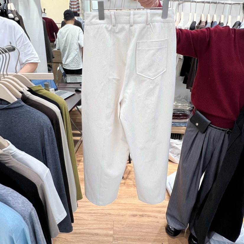 MADEMOISELL韓國代購㊣女士新款真品休閑25秋冬時尚職業休閑褲MADEMOISELL休閑褲