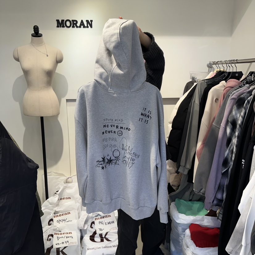 MORAN東大門㊣直郵女士新款熱賣休閑時尚推薦真品人氣夾克連帽MORAN/MOSCO夾克