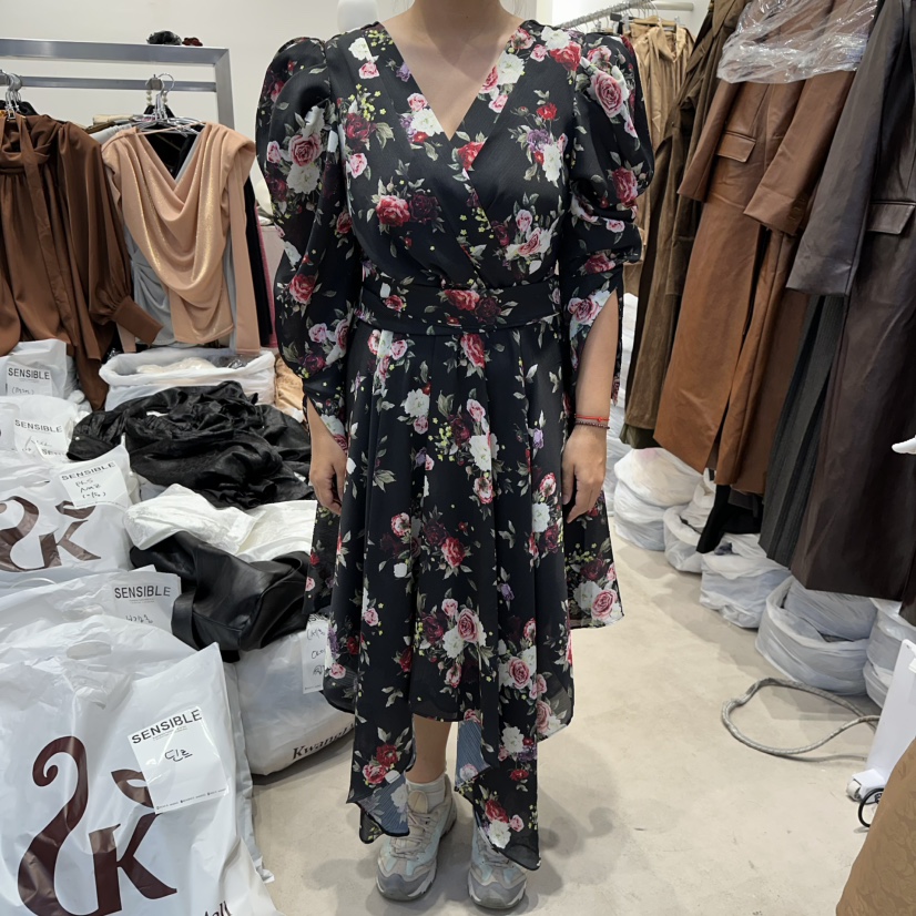 SENSIBLE-S東大門㊣實拍女士新品推薦真品職業25秋冬連衣裙SENSIBLE連衣裙圖色2