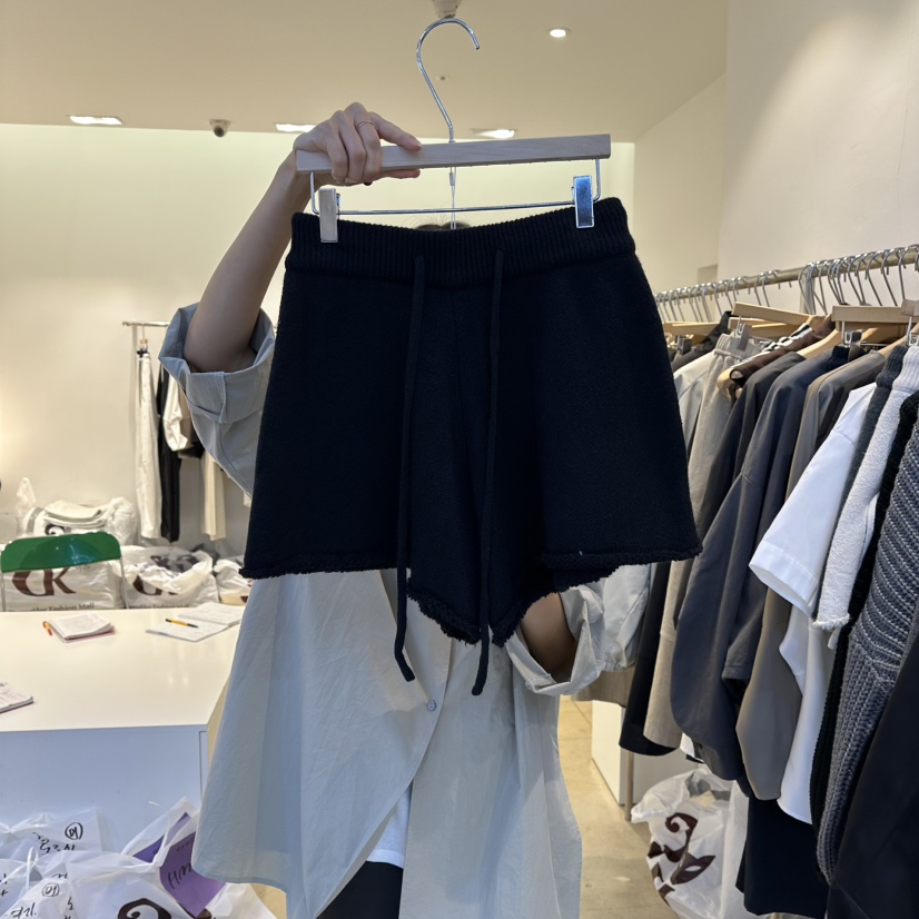 EYEFUL-Q韓國直郵㊣女士新品職業人氣推薦時尚真品25秋冬短褲eyeful短褲圖色3黑色