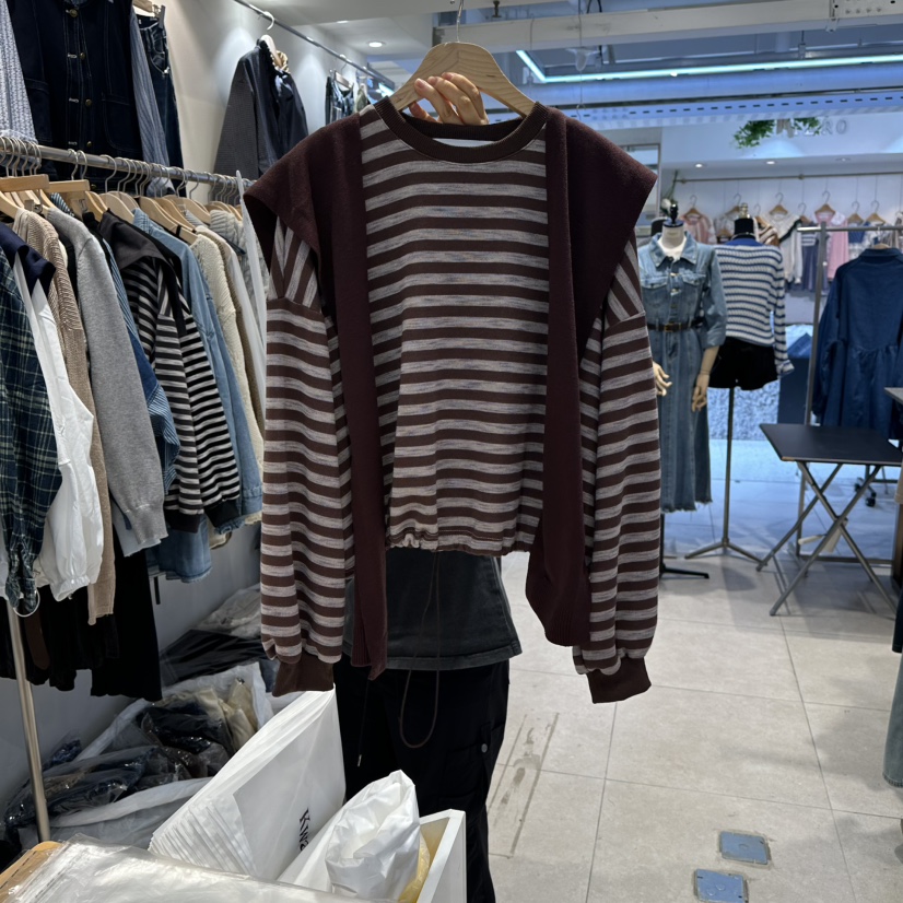 DREAM GIRIS東大門㊣直郵女士新品推薦套裝兩件套套裝圍巾DREAM GIRIS套裝圖色1