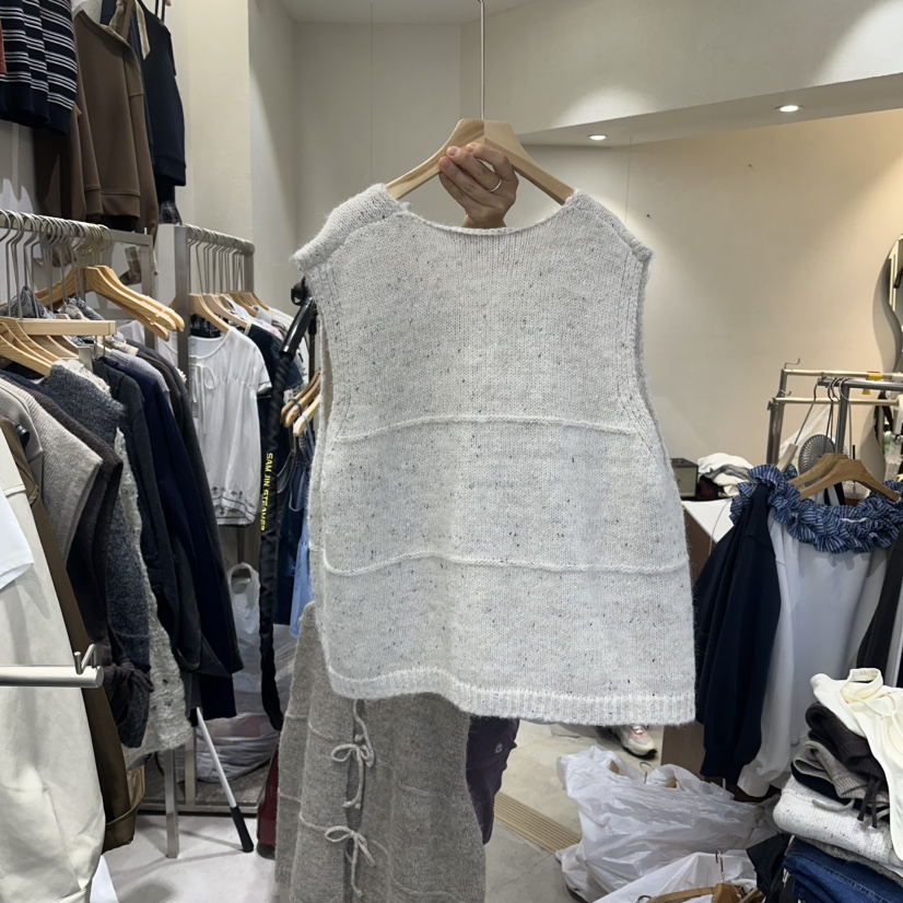 HIPTIQUE韓國代購㊣女士新品推薦休閑職業時尚熱賣馬甲蝴蝶結HIPTIQUE馬甲