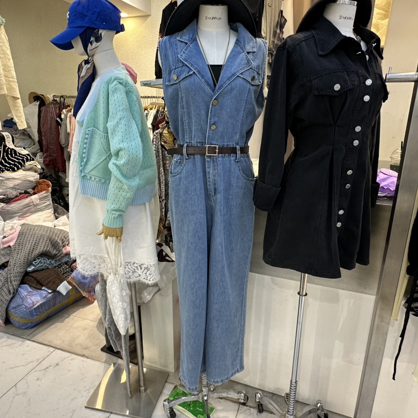 2MORROW東大門㊣代購女士新款25秋冬真品休閑連體褲不含腰帶2MORROW連體褲圖色1