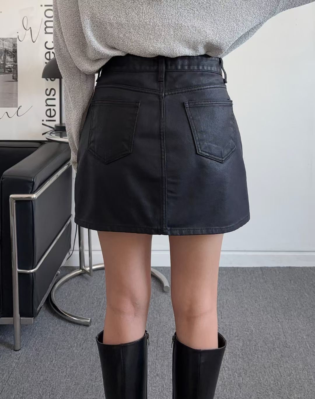 STUDIO-GRAY 스튜디오그레이東大門㊣直郵女裝新款熱賣短裙STUDIO-GRAY短裙