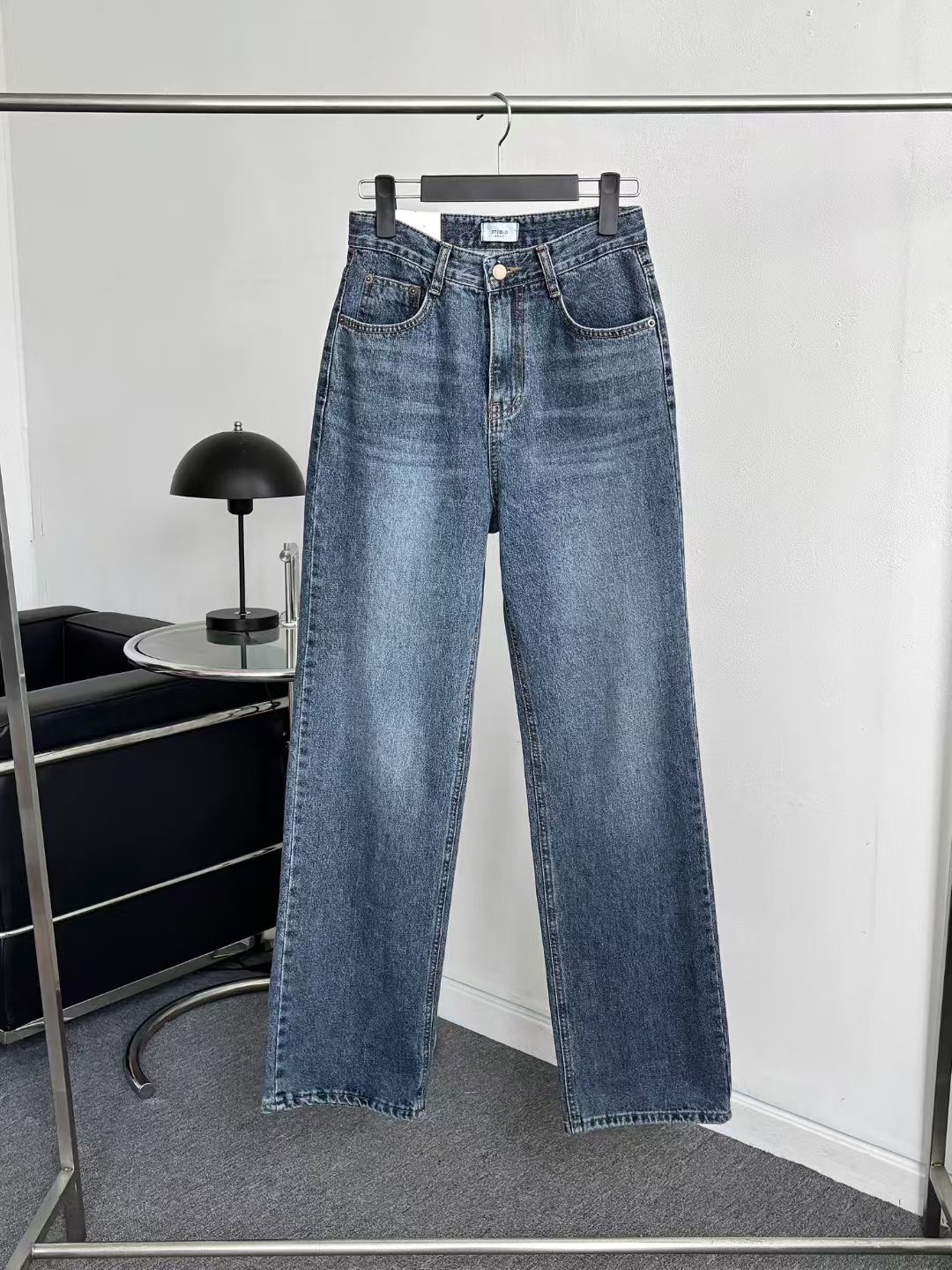 STUDIO-GRAY 스튜디오그레이東大門㊣直郵女裝新品職業牛仔褲修身STUDIO-GRAY牛仔褲圖色1