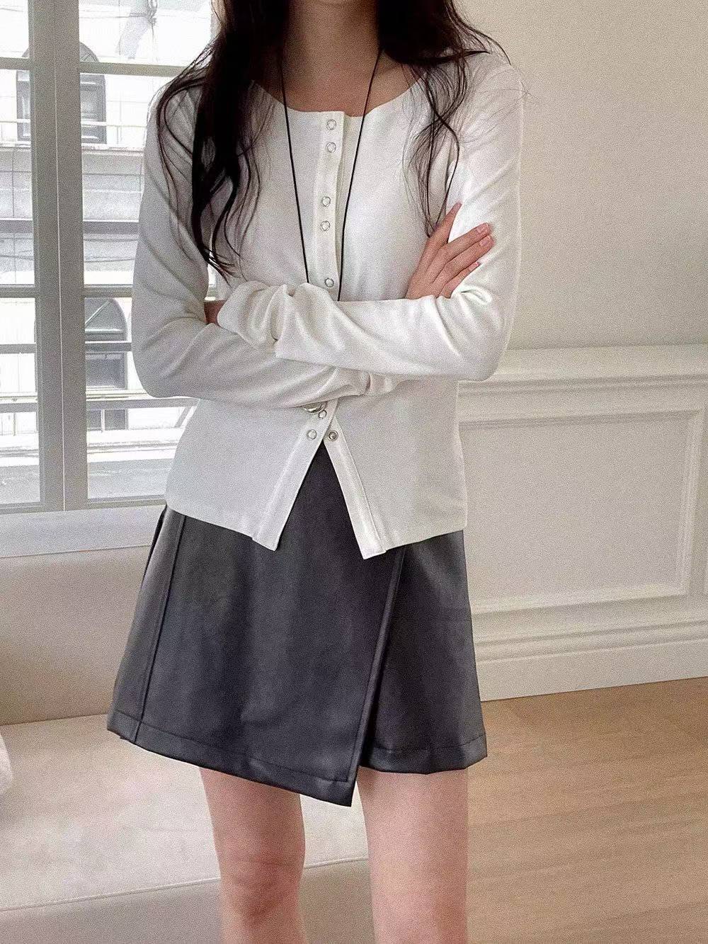 DRESS UP東大門㊣實拍女裝新品職業人氣推薦時尚25秋冬短裙DRESS UP短裙