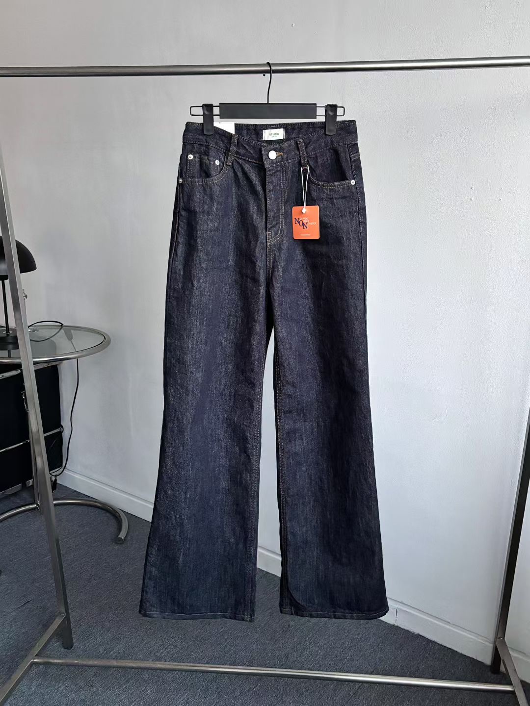 STUDIO-GRAY 스튜디오그레이東大門㊣代購女士新品人氣牛仔褲不褪色STUDIO-GRAY牛仔褲圖色1