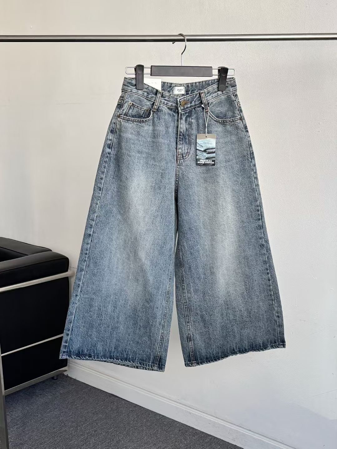 STUDIO-GRAY 스튜디오그레이東大門㊣代購女裝新品休閑牛仔褲STUDIO-GRAY牛仔褲圖色1