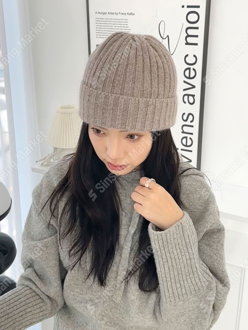 NICEALICE東大門㊣實拍女士新品25秋冬熱賣時尚人氣帽子安哥拉NICEALICE帽子圖色1