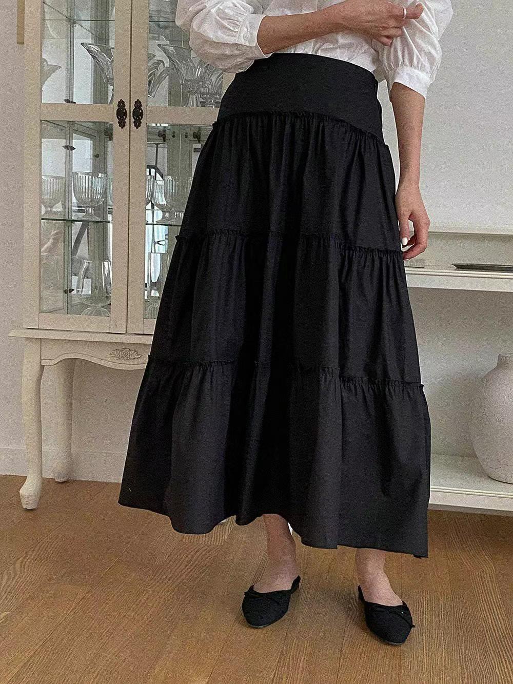 DRESS UP韓國直郵㊣女士新款25秋冬休閑人氣時尚職業推薦長裙DRESS UP長裙圖色1