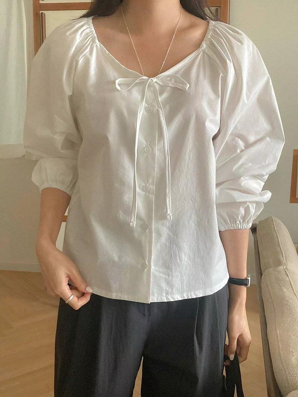 DRESS UP韓國代購㊣女裝新款推薦真品休閑熱賣25秋冬襯衫蕾絲衫DRESS UP襯衫/蕾絲衫圖色1