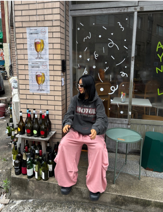 KSUBI東大門㊣實拍女士新品職業25秋冬時尚推薦人氣休閑衛衣KSUBI衛衣