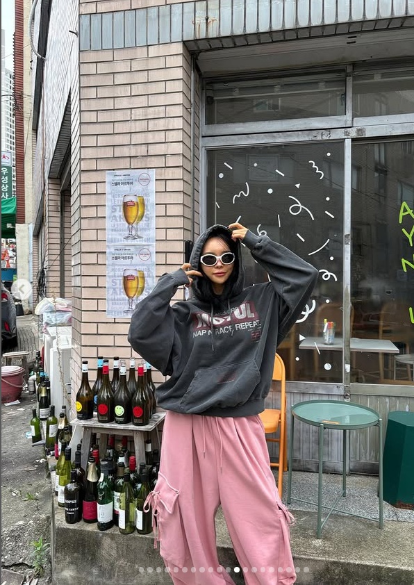 KSUBI東大門㊣實拍女士新品職業25秋冬時尚推薦人氣休閑衛衣KSUBI衛衣圖色2