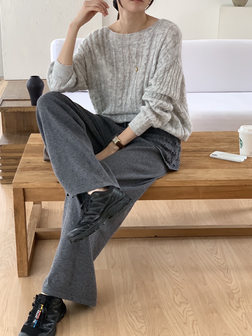 DE GO YOU韓國代購㊣女裝新品休閑推薦時尚人氣裙褲針織褲DE GO YOU裙褲