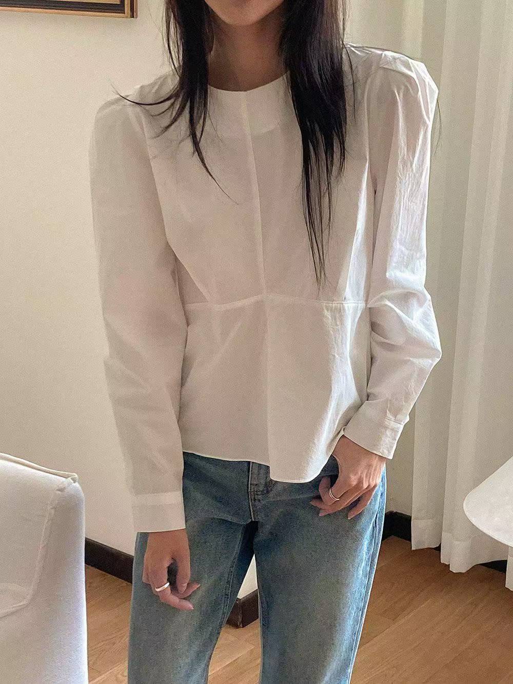 DRESS UP東大門㊣實拍女士新品休閑職業熱賣時尚襯衫蕾絲衫DRESS UP襯衫/蕾絲衫圖色1
