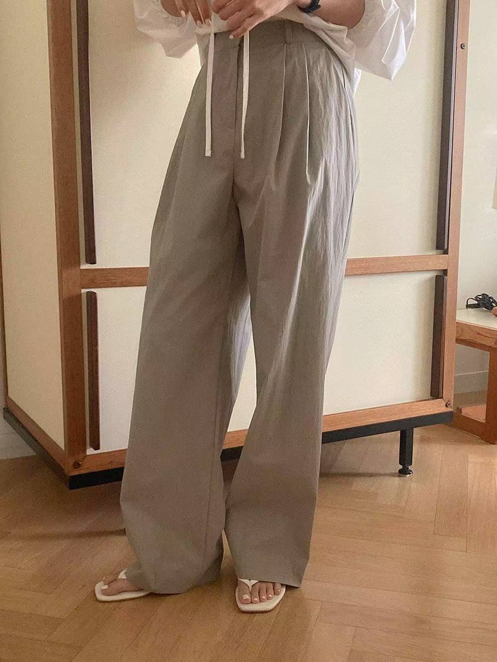 DRESS UP東大門㊣直郵女裝新款25秋冬時尚人氣真品休閑休閑褲DRESS UP休閑褲圖色2