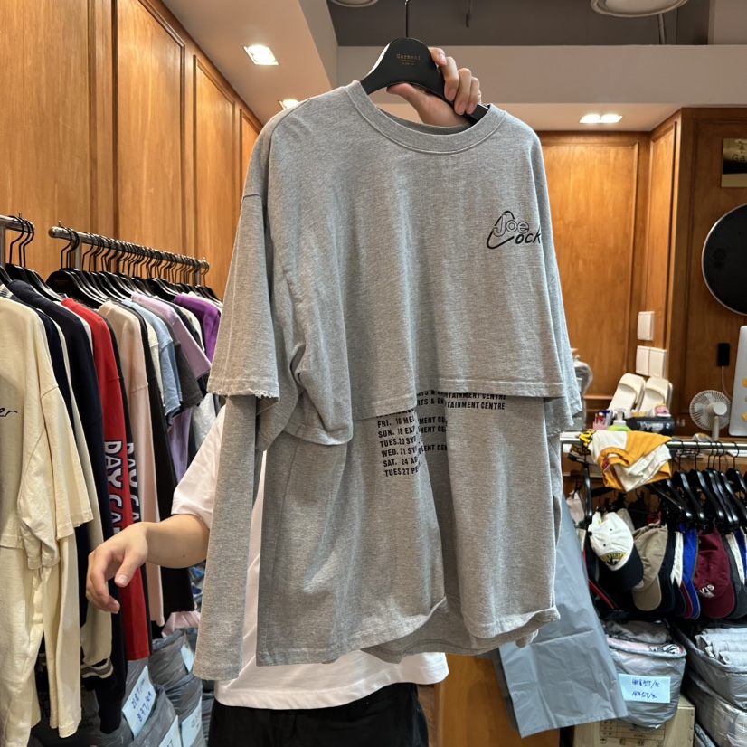 GARMENT-P韓國代購㊣女士新款時尚25秋冬真品人氣職業長袖T恤GARMENT長袖T恤圖色2