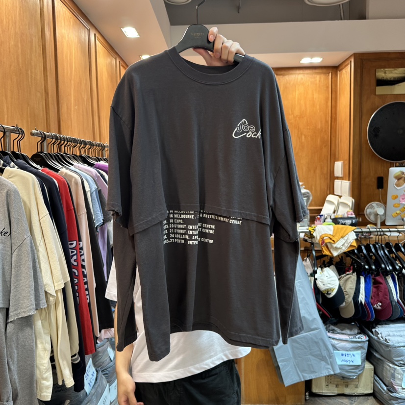 GARMENT-P韓國代購㊣女士新款時尚25秋冬真品人氣職業長袖T恤GARMENT長袖T恤圖色3