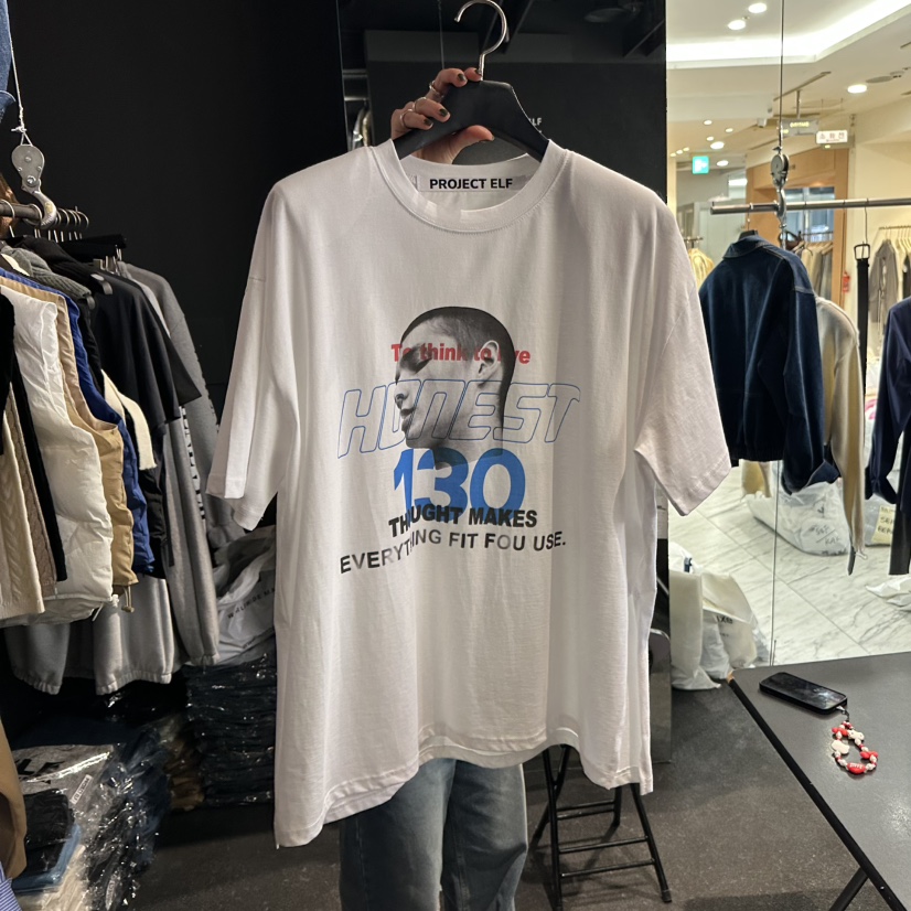 ELF-L東大門㊣代購女裝新品人氣熱賣休閑時尚真品25秋冬T恤PROJECT ELF/ELF-LT恤圖色1