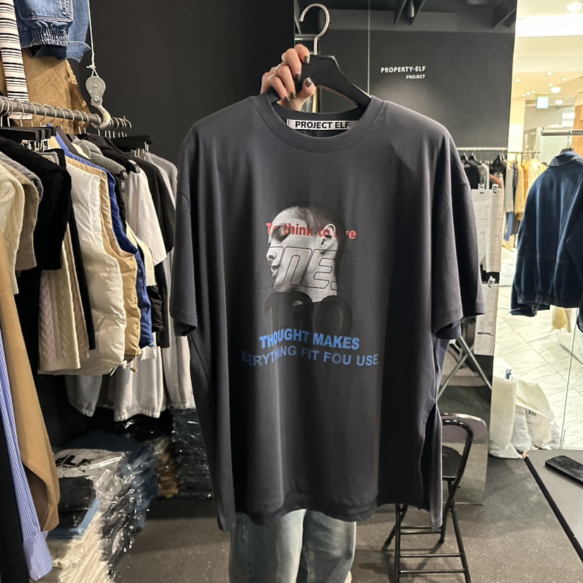 ELF-L東大門㊣代購女裝新品人氣熱賣休閑時尚真品25秋冬T恤PROJECT ELF/ELF-LT恤圖色2