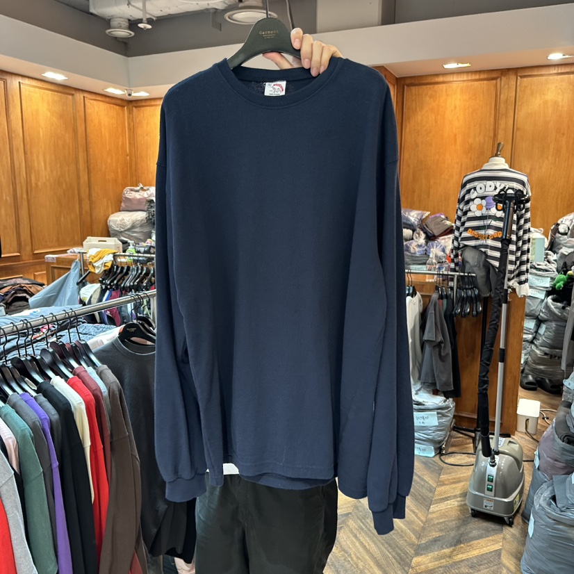 GARMENT-P東大門㊣實拍女士新品推薦職業休閑人氣真品長袖T恤GARMENT長袖T恤圖色7深藍色