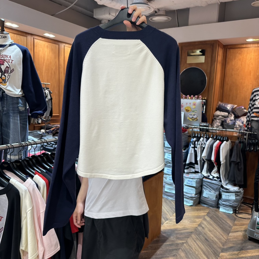 GARMENT-P東大門㊣直郵女裝新款推薦25秋冬時尚職業長袖T恤GARMENT長袖T恤
