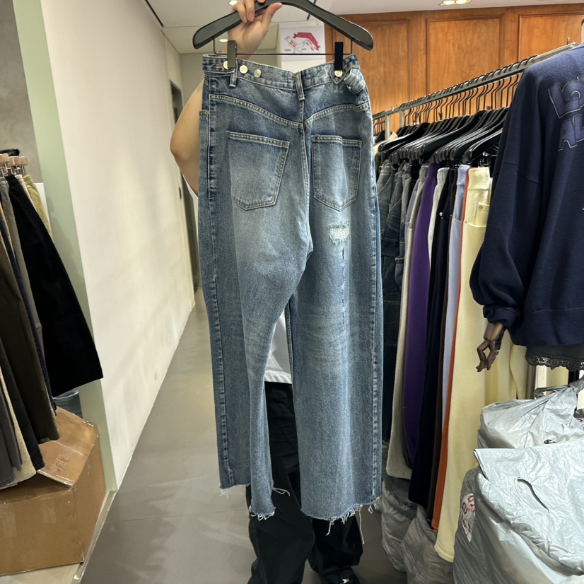 GARMENT-P韓國直郵㊣女裝新品人氣時尚25秋冬推薦休閑牛仔褲GARMENT牛仔褲